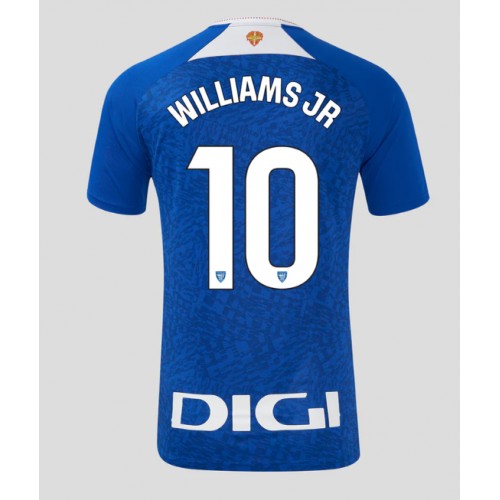 Fotballdrakt Herre Athletic Bilbao Nico Williams #10 Bortedrakt 2024-25 Kortermet